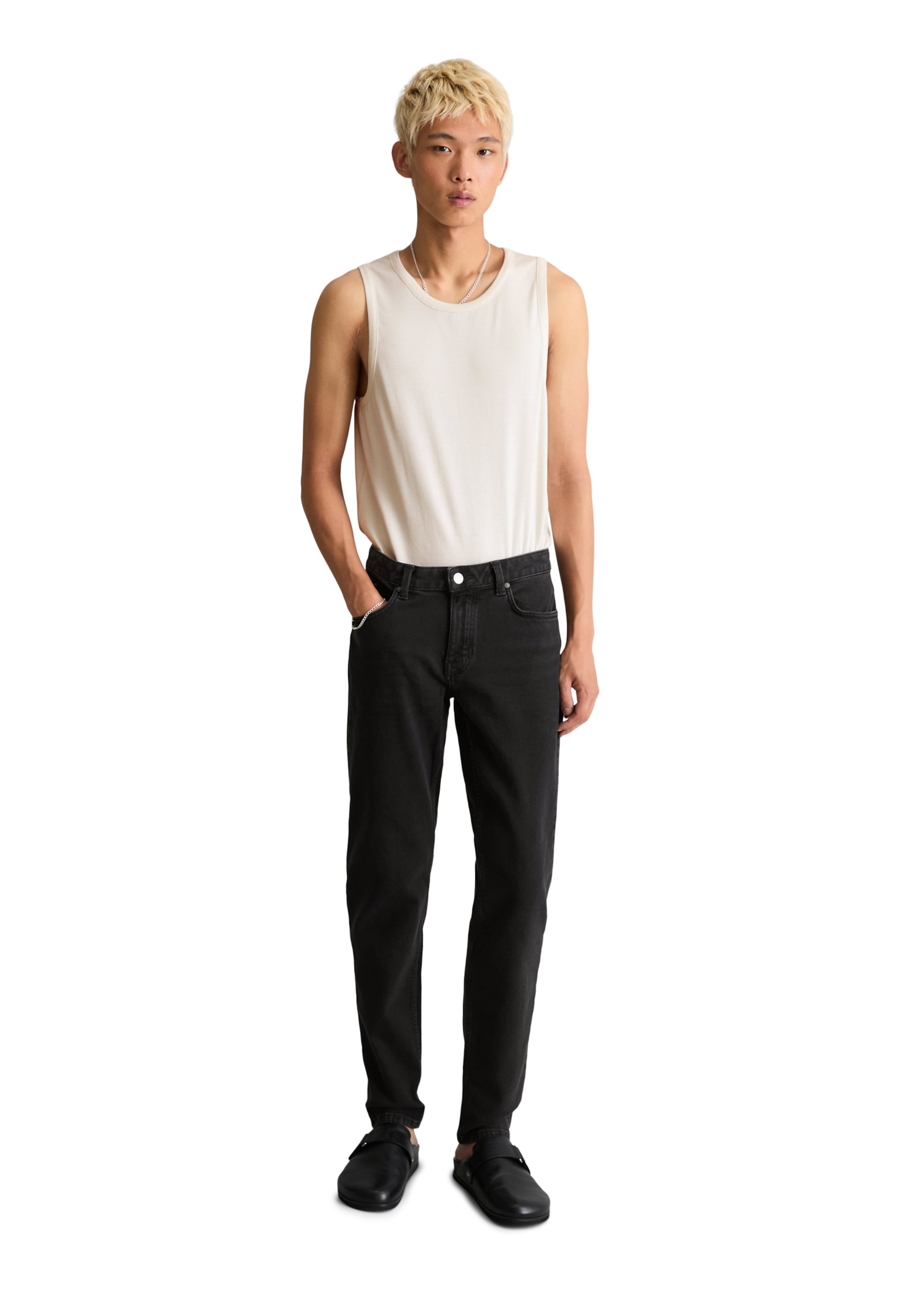Marc O'Polo DENIM Tapered Jeans in Black