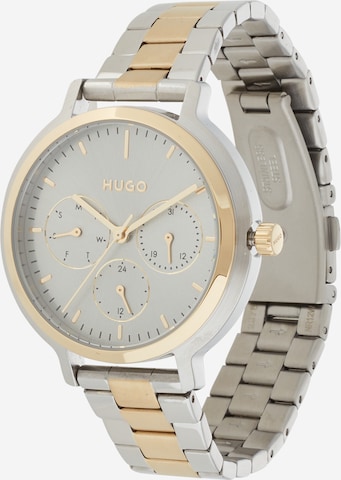 HUGO Analog watch in Silver: front