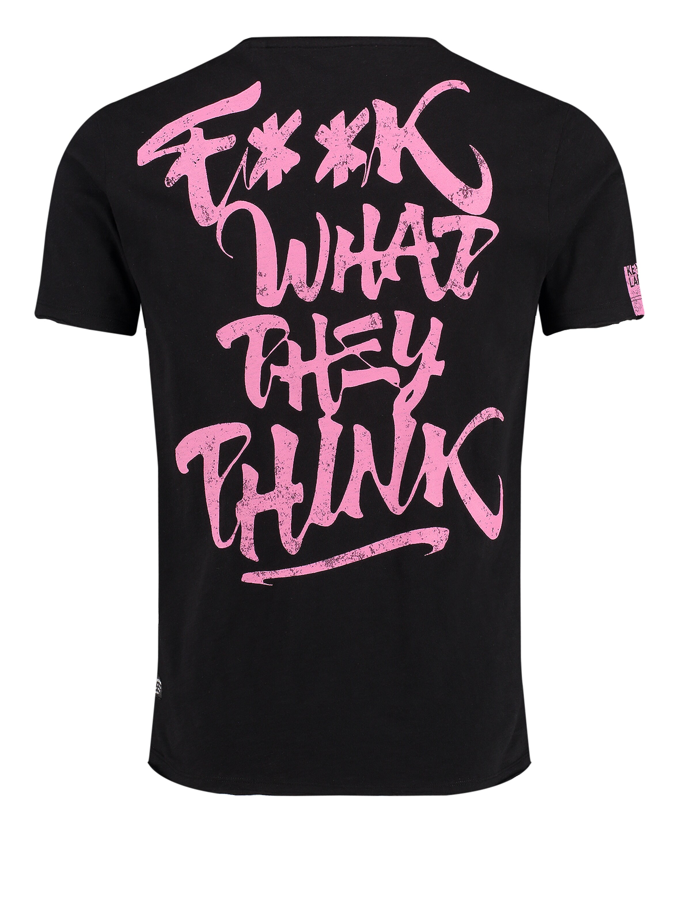 Key Largo Футболка 'MT WHAT' в Черный