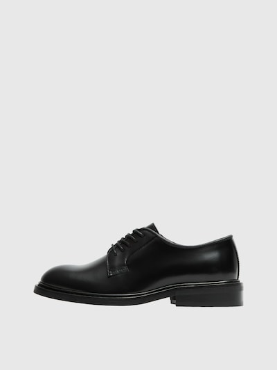SELECTED Lace-Up Shoes in Black, Item view