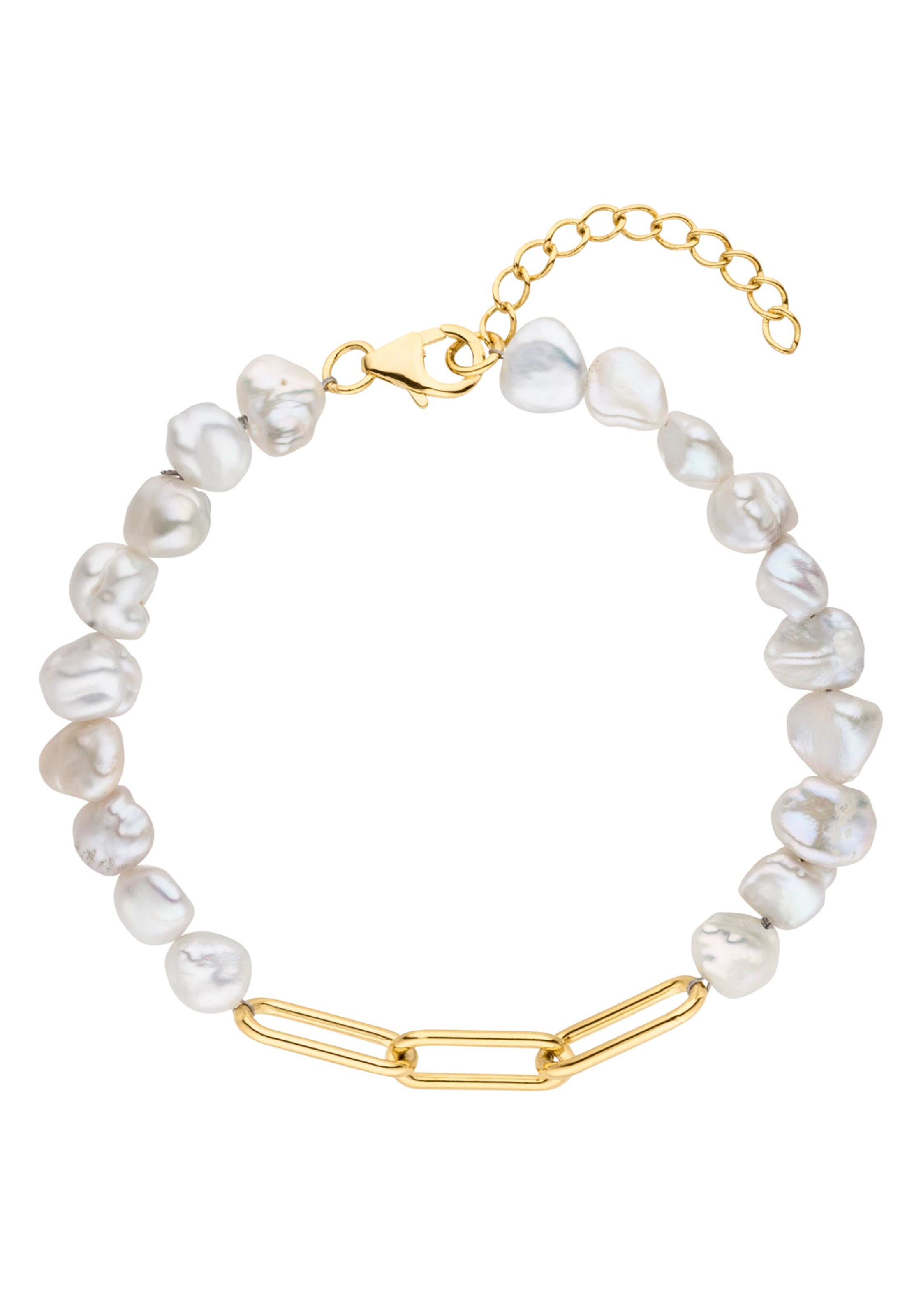 FIRETTI Bracelet in Gold / Pearl white, Item view