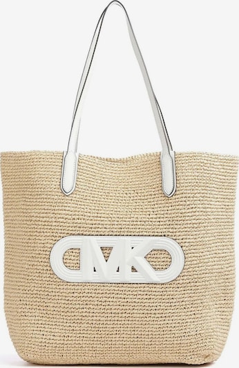Michael Kors Strandtasche 'Eliza Extra-Large Empire Logo Straw Tote Bag' in One Size in beige, Produktansicht