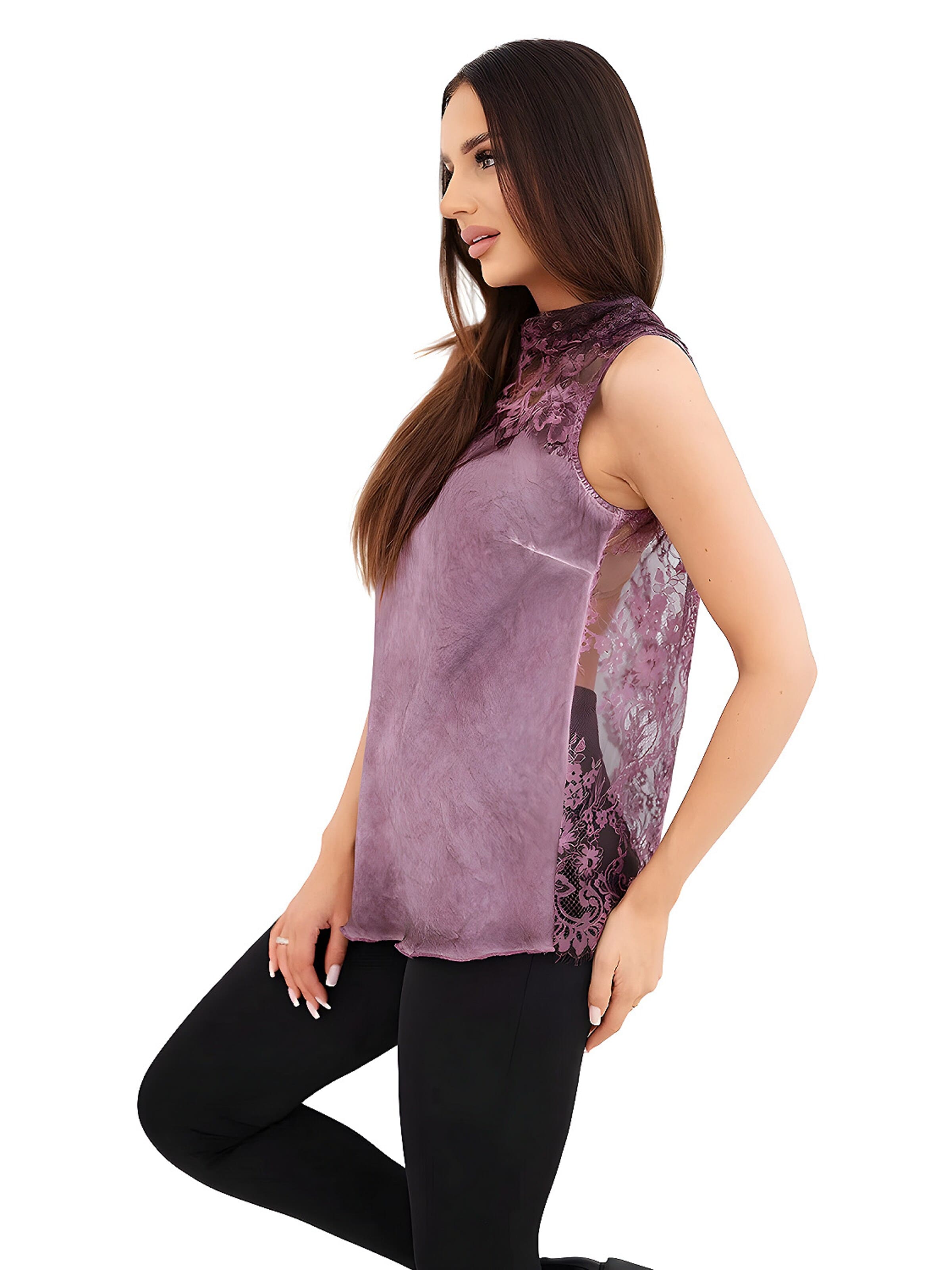Lumera Bluzka 'Celia' w kolorze fioletowy