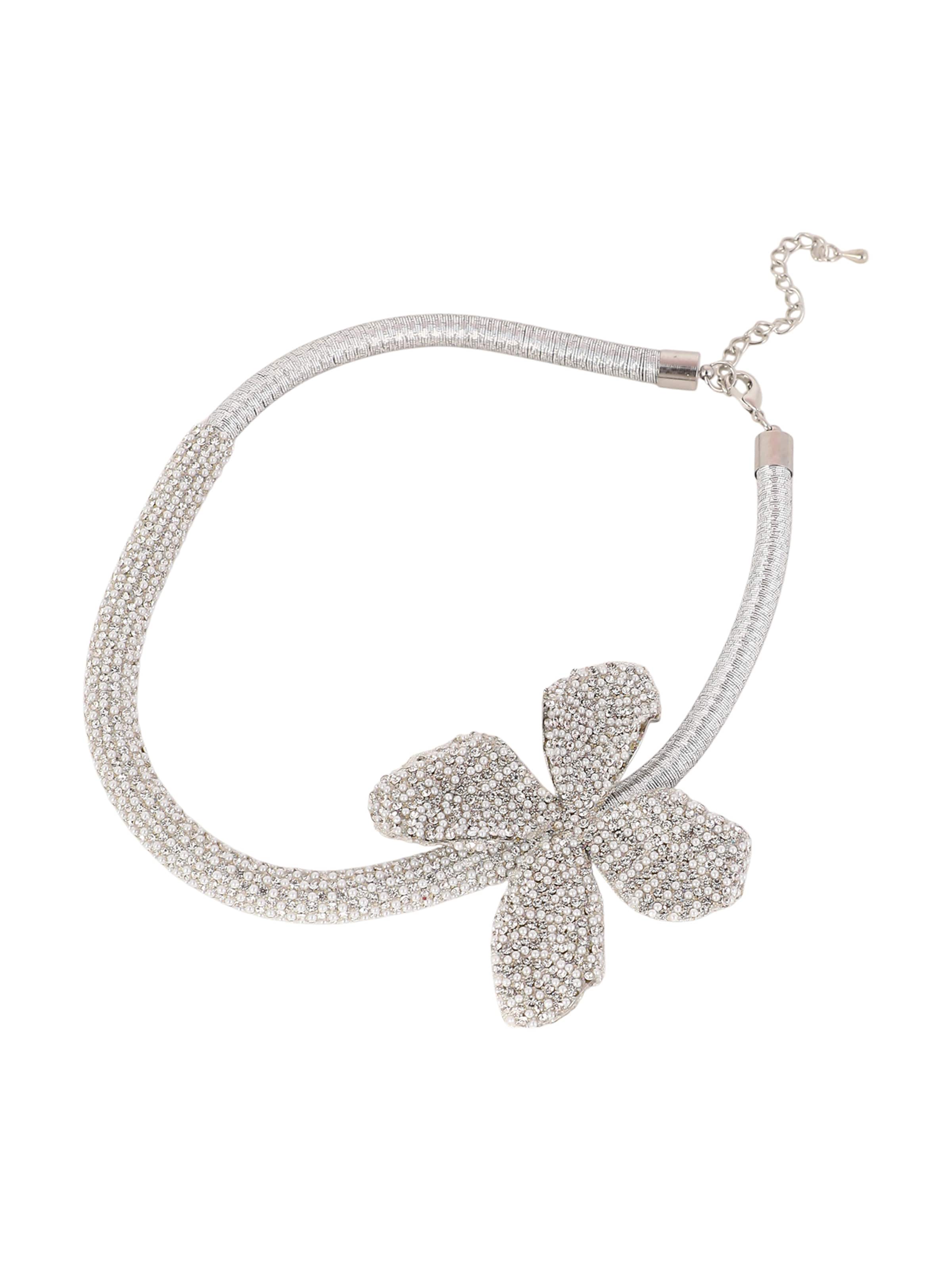 SOHI - Colar 'Gowri' em prata: frente