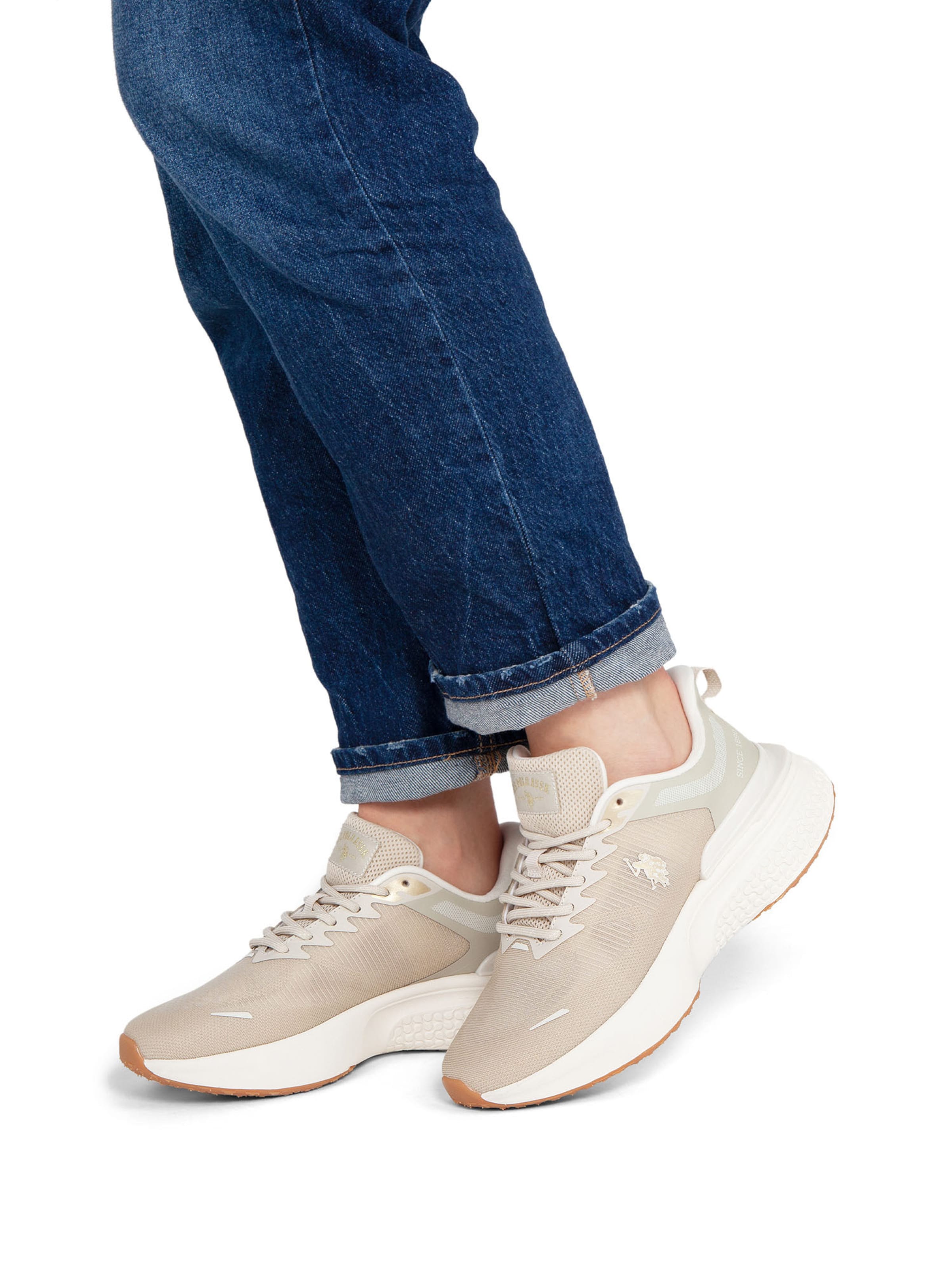 Sneaker bassa 'Spritz' di US POLO ASSN. in beige