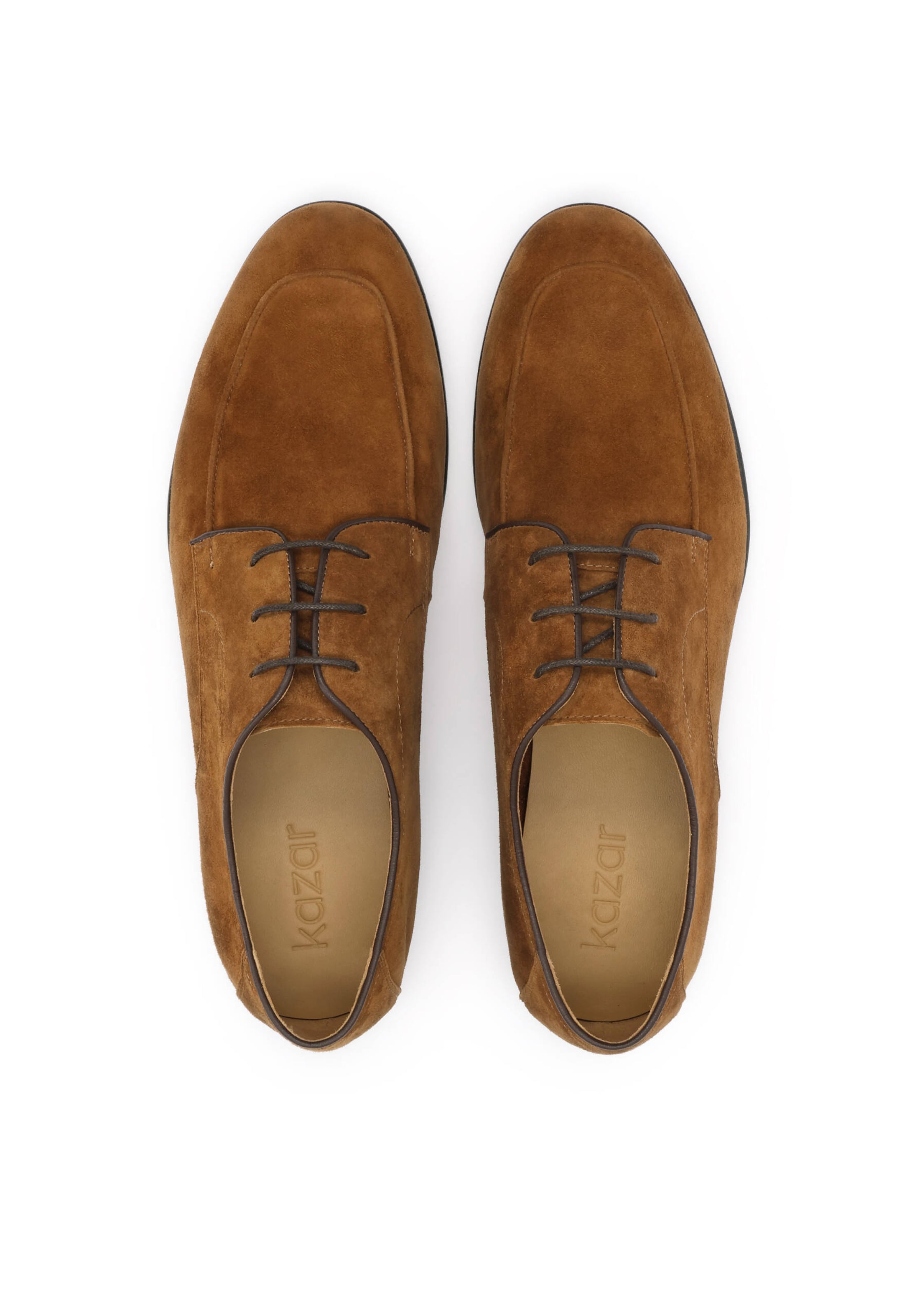 Kazar - Sapato com atacadores em castanho