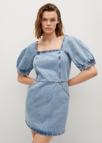 Robe 'vitoria' MANGO en bleu : devant