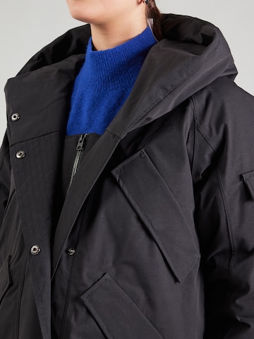 Didriksons Outdoormantel in Schwarz