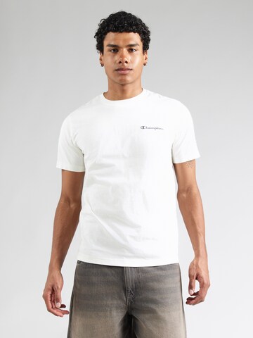 geltona Champion Authentic Athletic Apparel Marškinėliai: priekis