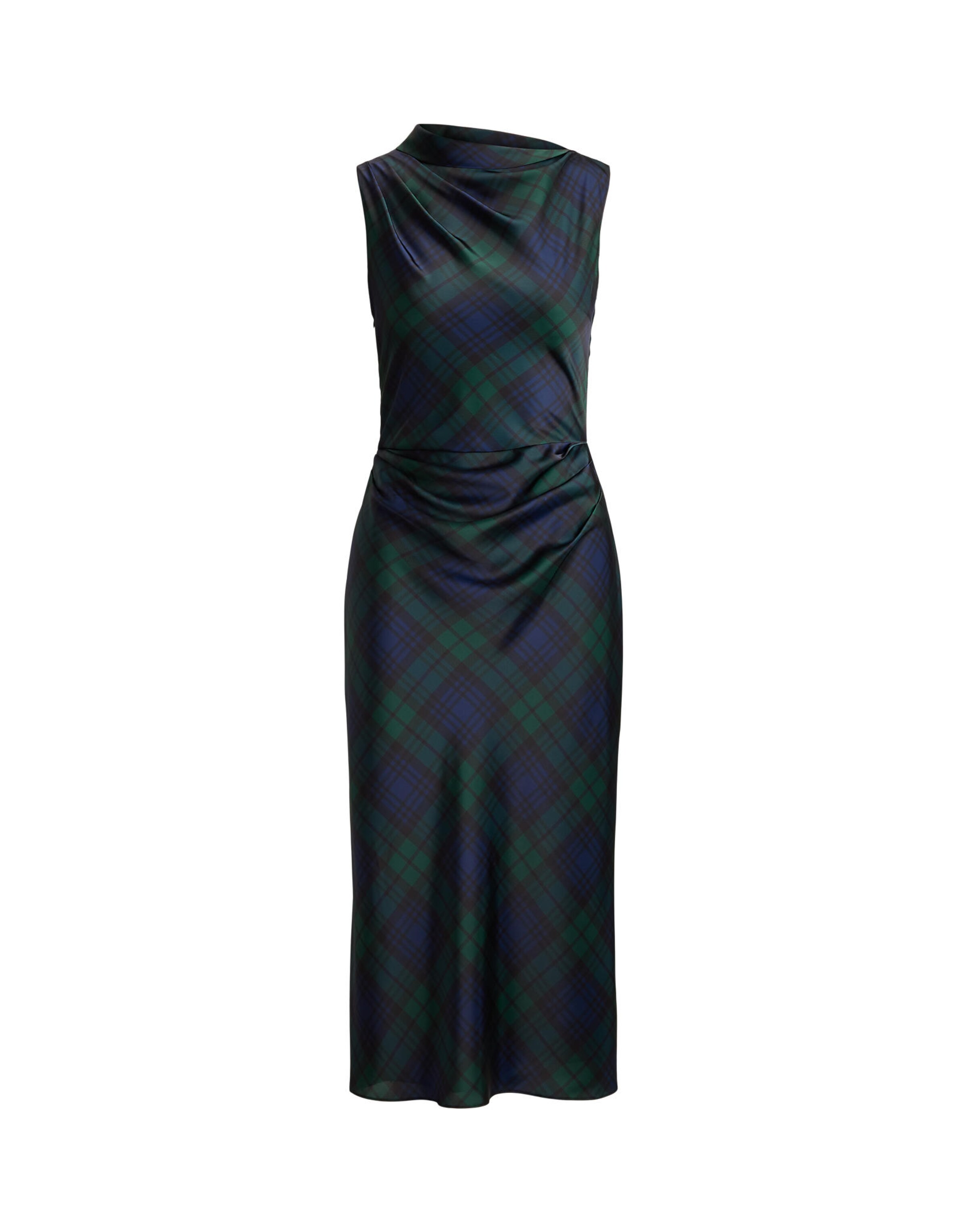 Rochie pe 32 Lauren Ralph Lauren pe bleumarin / verde închis / negru, Vizualizare produs