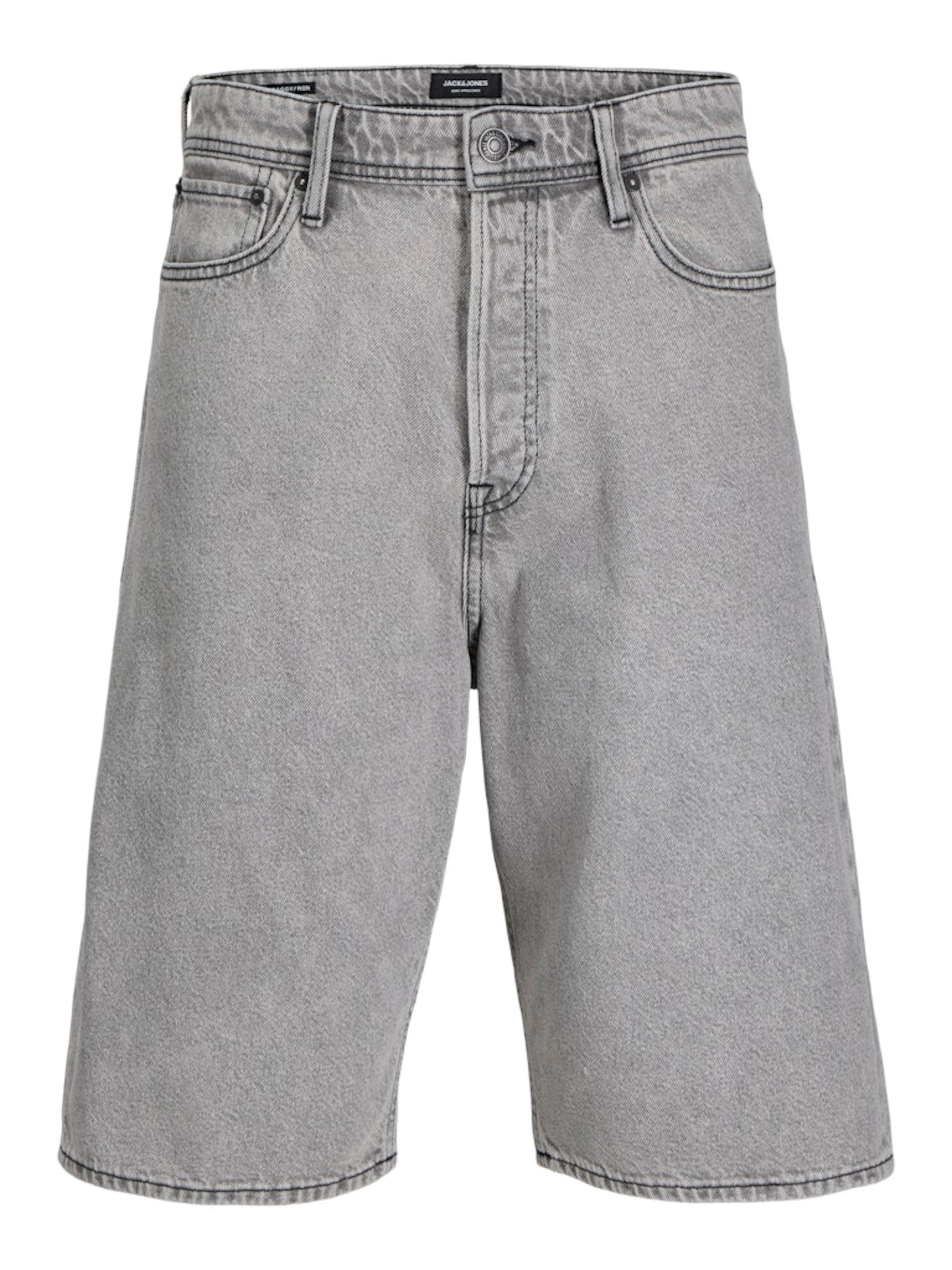 Jean 'JJIRON JJORIGINAL' JACK & JONES en gris : devant
