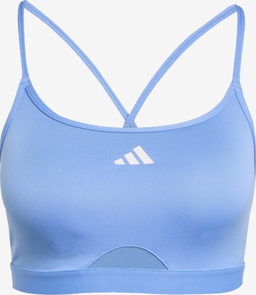 Reggiseno sportivo 'Aeroreact' di ADIDAS PERFORMANCE in blu: frontale