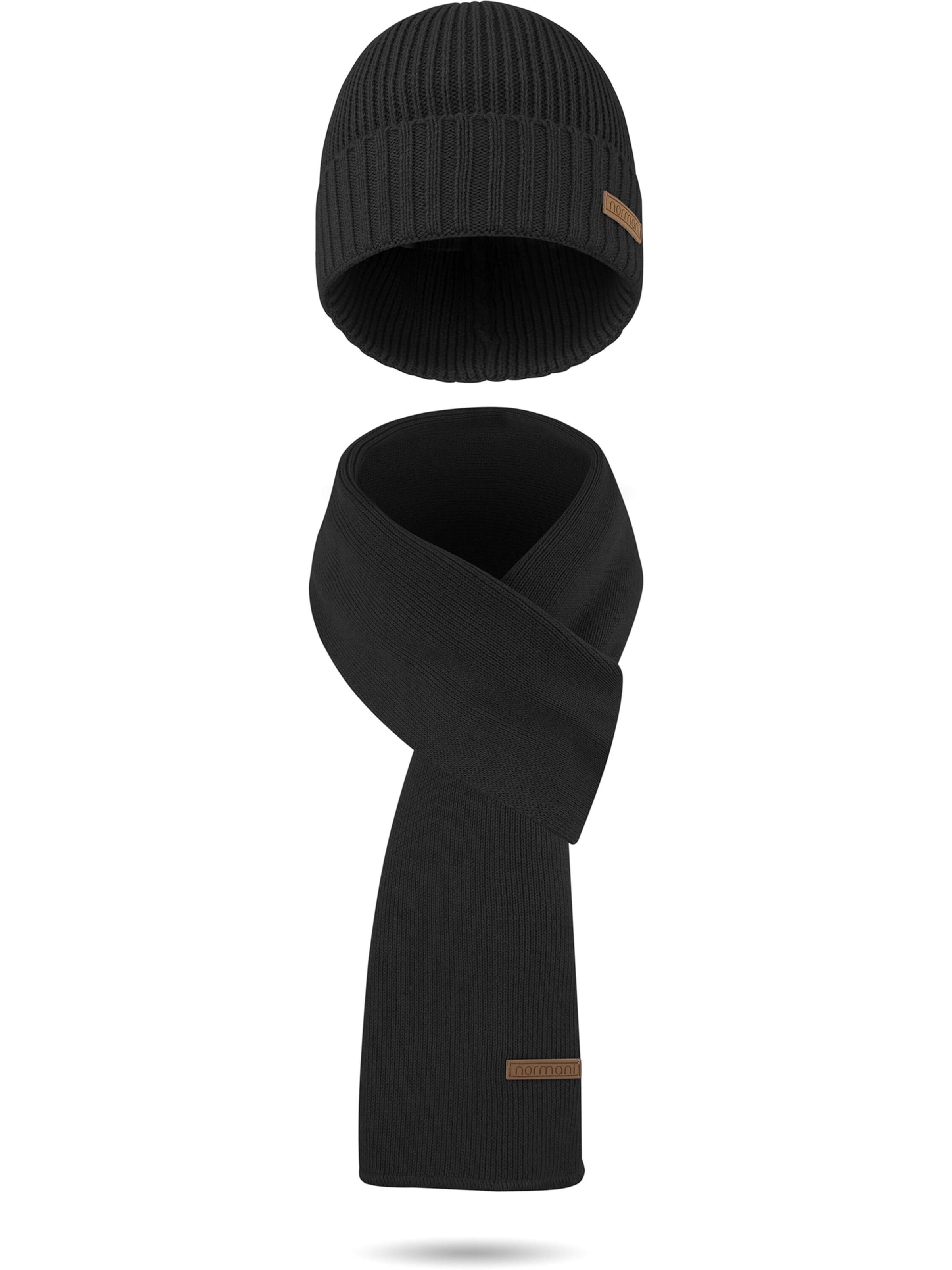 normani Set 'Yuma' in Schwarz: Vorderseite