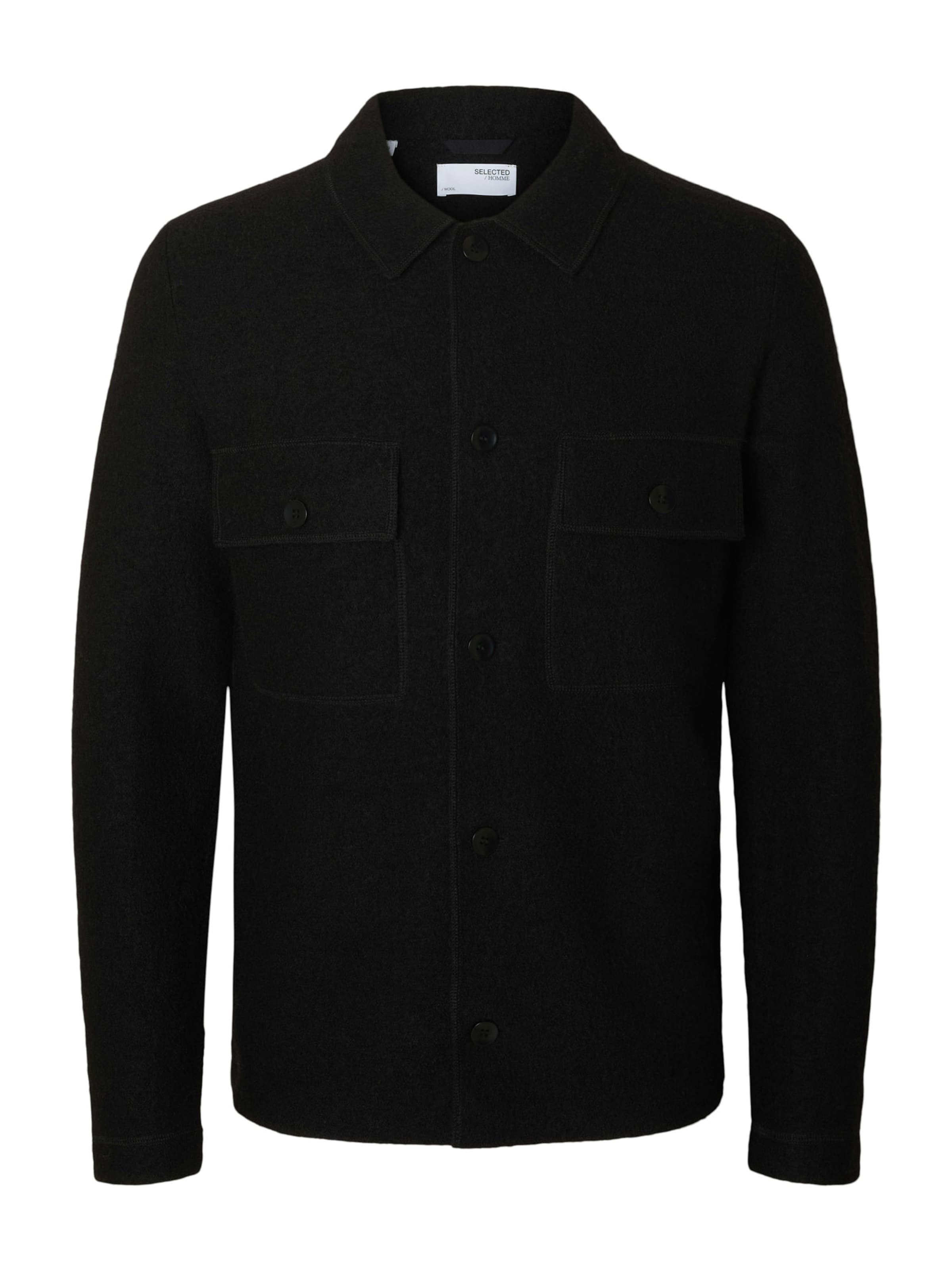 SELECTED Between-Season Jacket 'SLHNealy' in Black: front