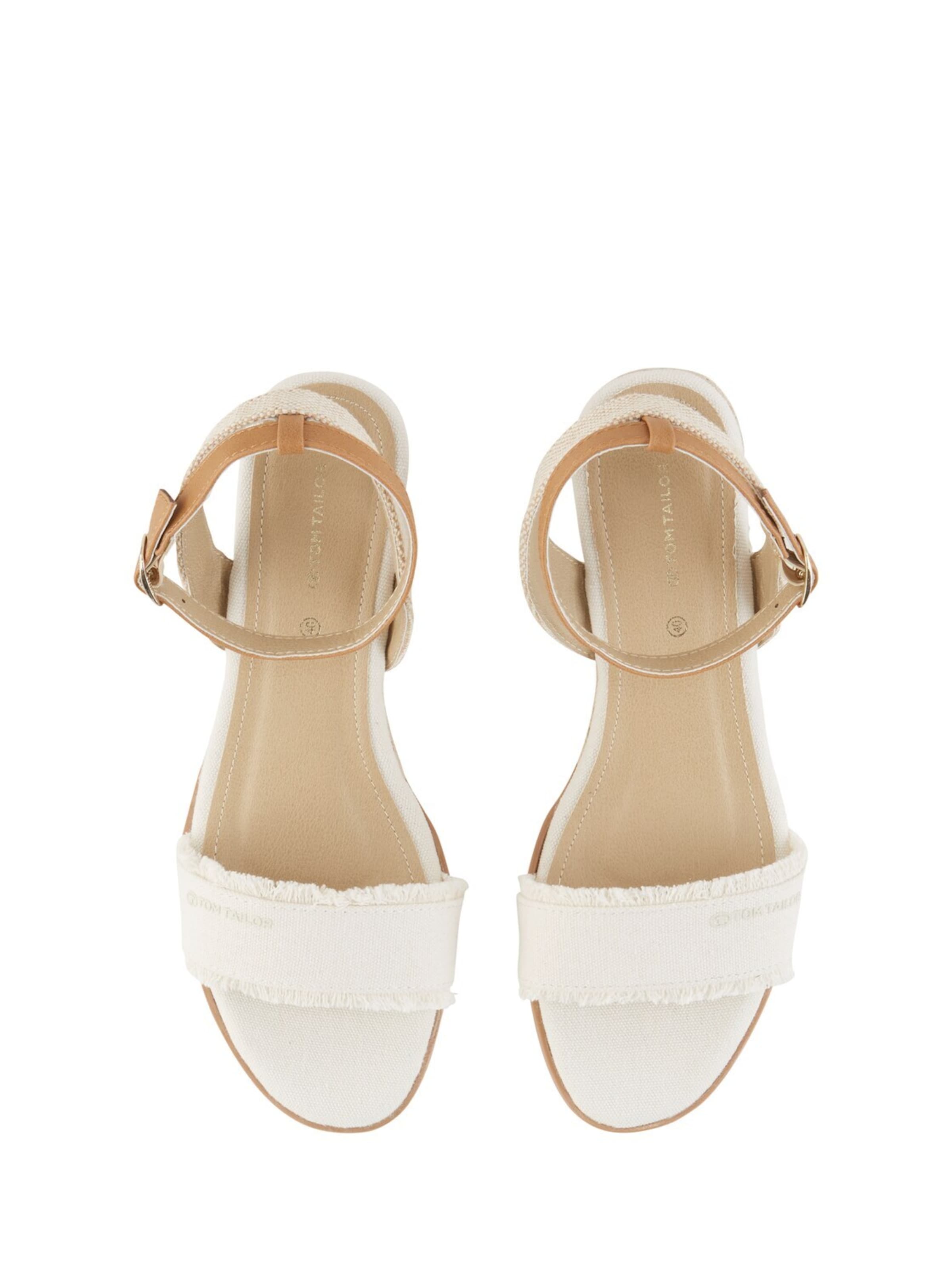 TOM TAILOR Strap sandal in White