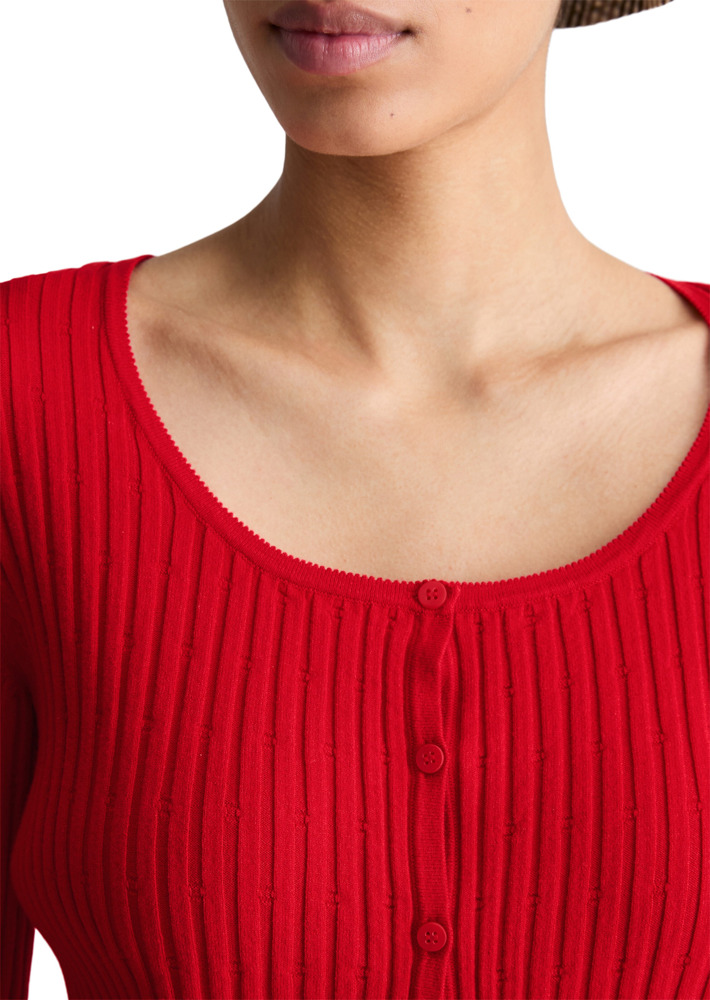 Marc O'Polo DENIM Gebreid vest in Rood