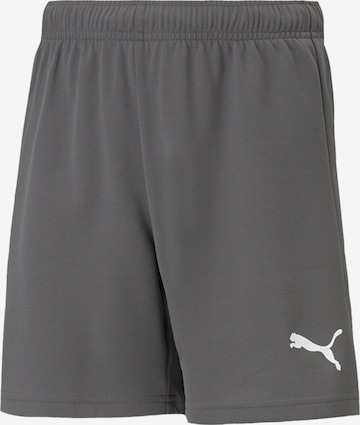 PUMA Workout Pants 'TeamRise' in Grey: front