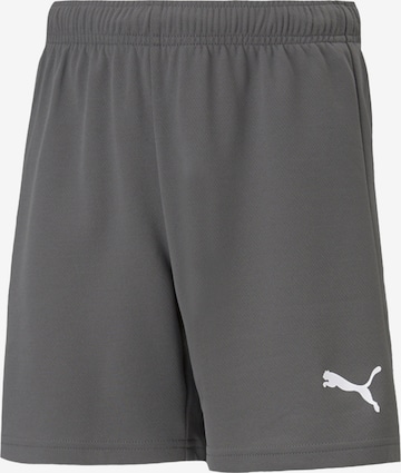 PUMA Sportshorts 'TeamRise' in Grau: Vorderseite