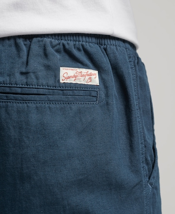 Superdry Regular Pants in Blue