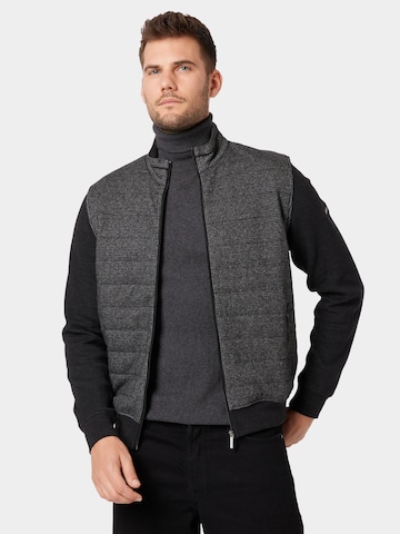 bugatti Knit Cardigan in Grey: front