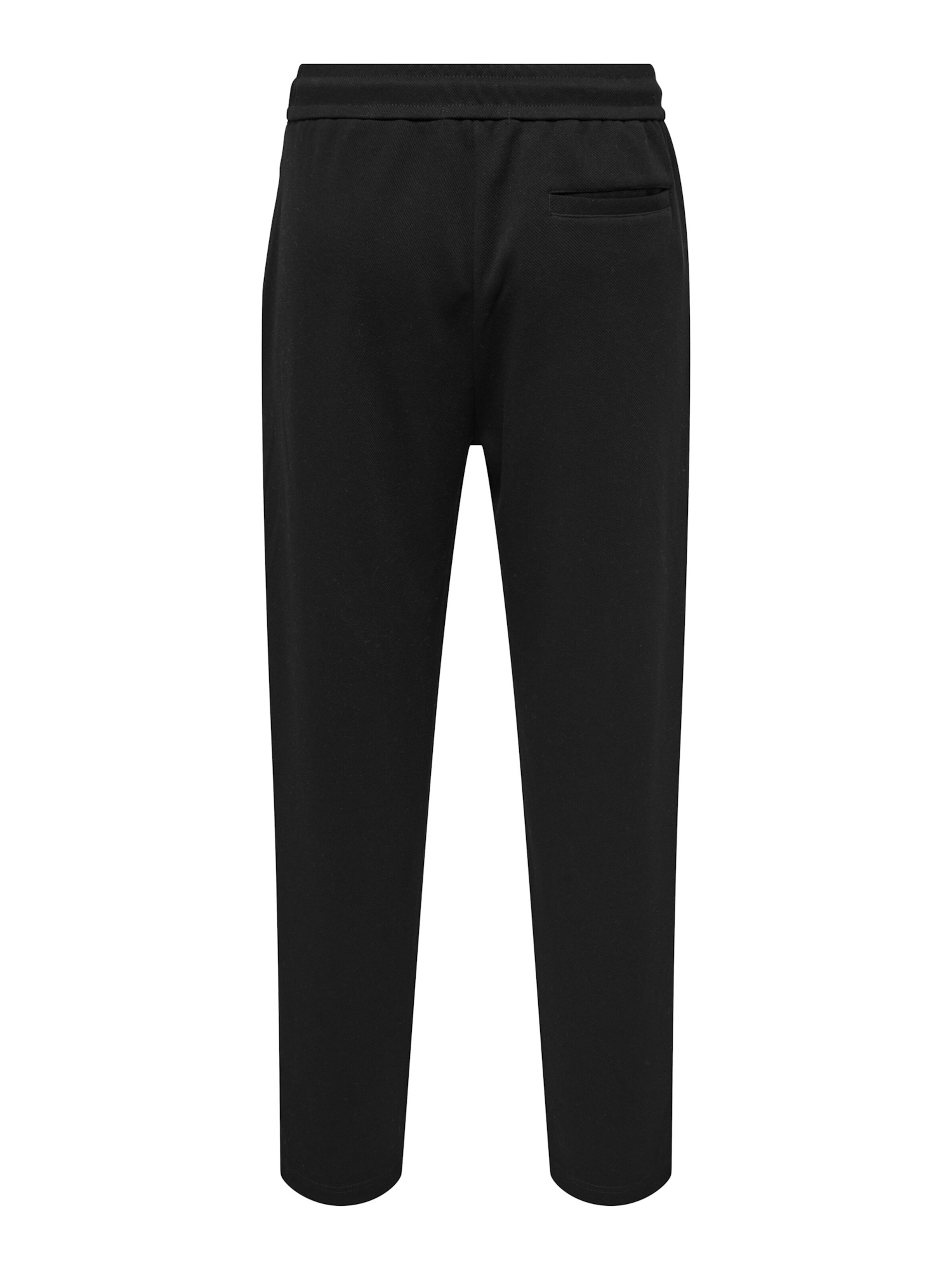 Only & Sons Tapered Broek 'Newkodyl' in Zwart