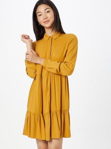 Robe-chemise 'MOROSE' VILA en jaune : devant