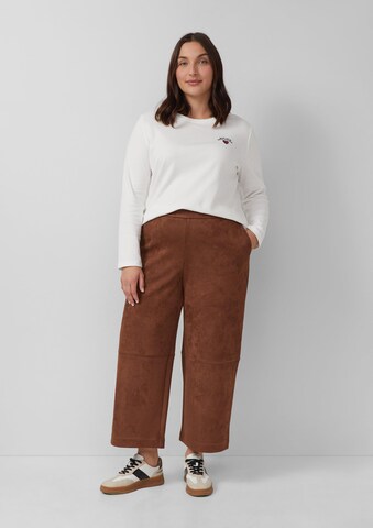 Loosefit Pantalon s.Oliver en marron