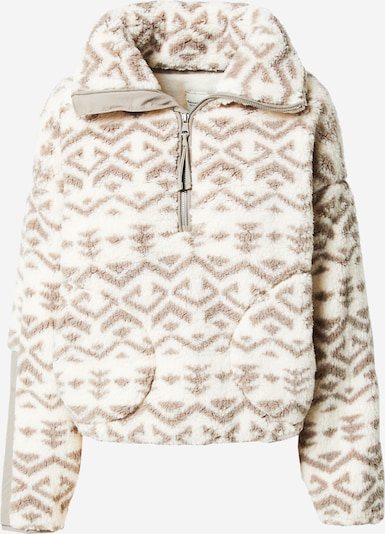 Abercrombie & Fitch Sweater in Cream / Camel / Silver grey, Item view