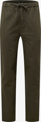 ABOUT YOU x Alvaro Soler Regular Pants 'Ricardo' in Green: front