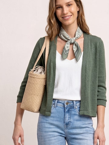 STREET ONE Knit Cardigan in Green