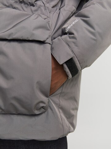 JACK & JONES Winter parka 'JORKANI' in Grey