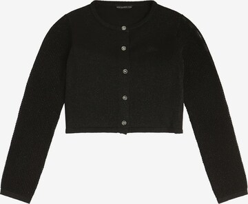 GUESS Knit Cardigan in Black: front