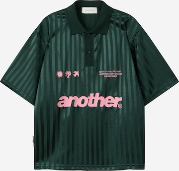 T-shirt Another Cotton Lab en vert : devant