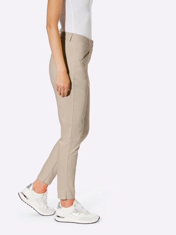 heine - regular Pantalón chino en beige