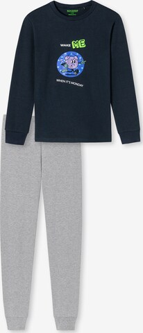 SCHIESSER Pyjama in Blau: predná strana