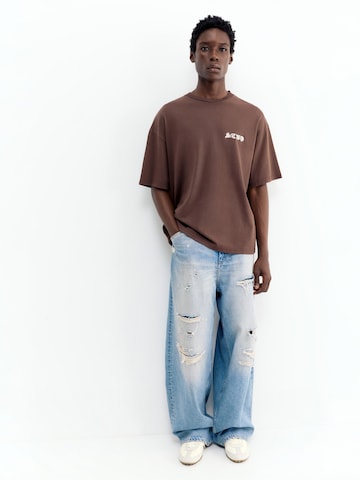 Pull&BearMajica 'STWD' - smeđa boja