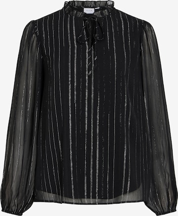 VILA Bluse 'VIFALIA' in Schwarz: Vorderseite