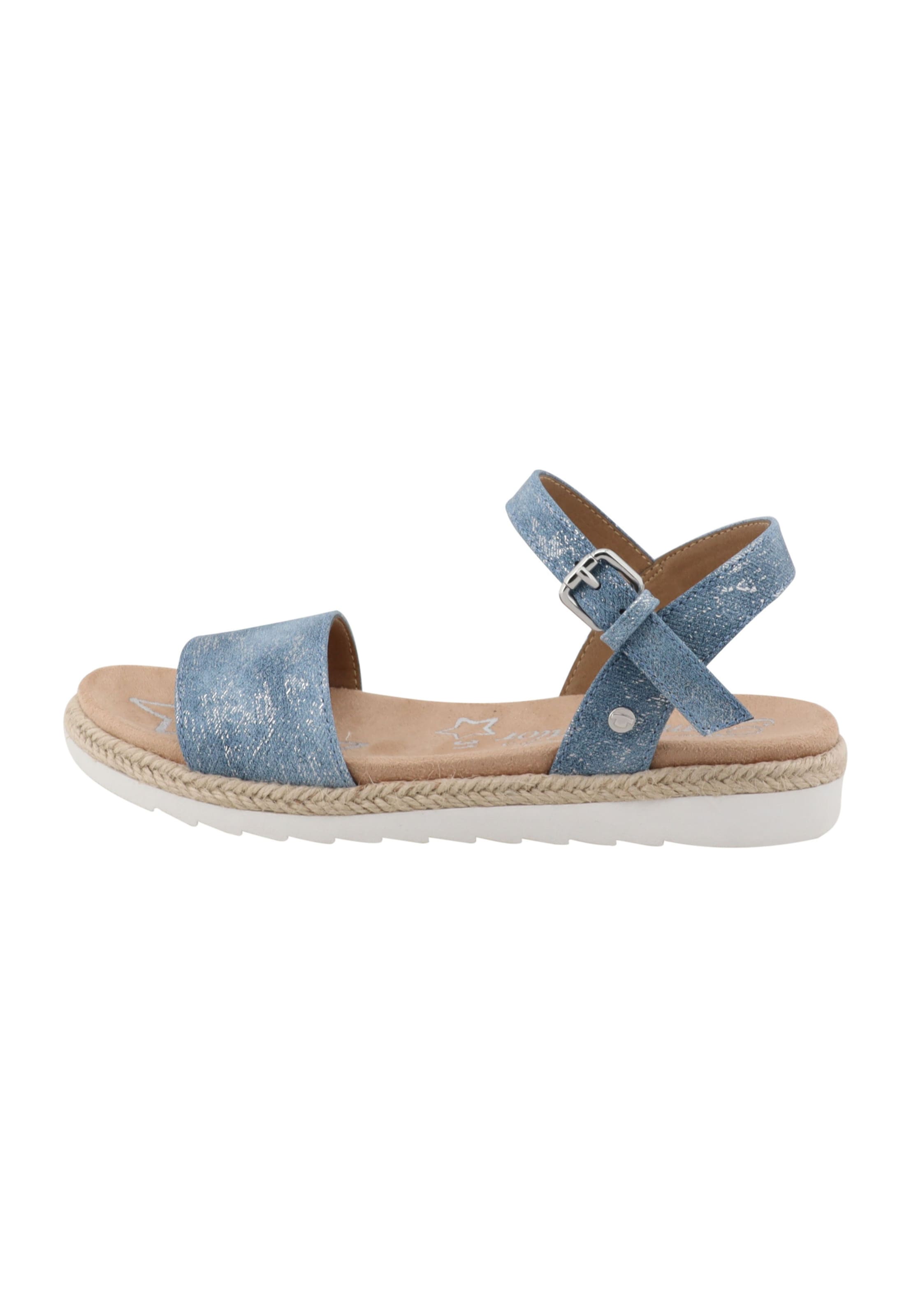 TOM TAILOR Sandalen in Blauw
