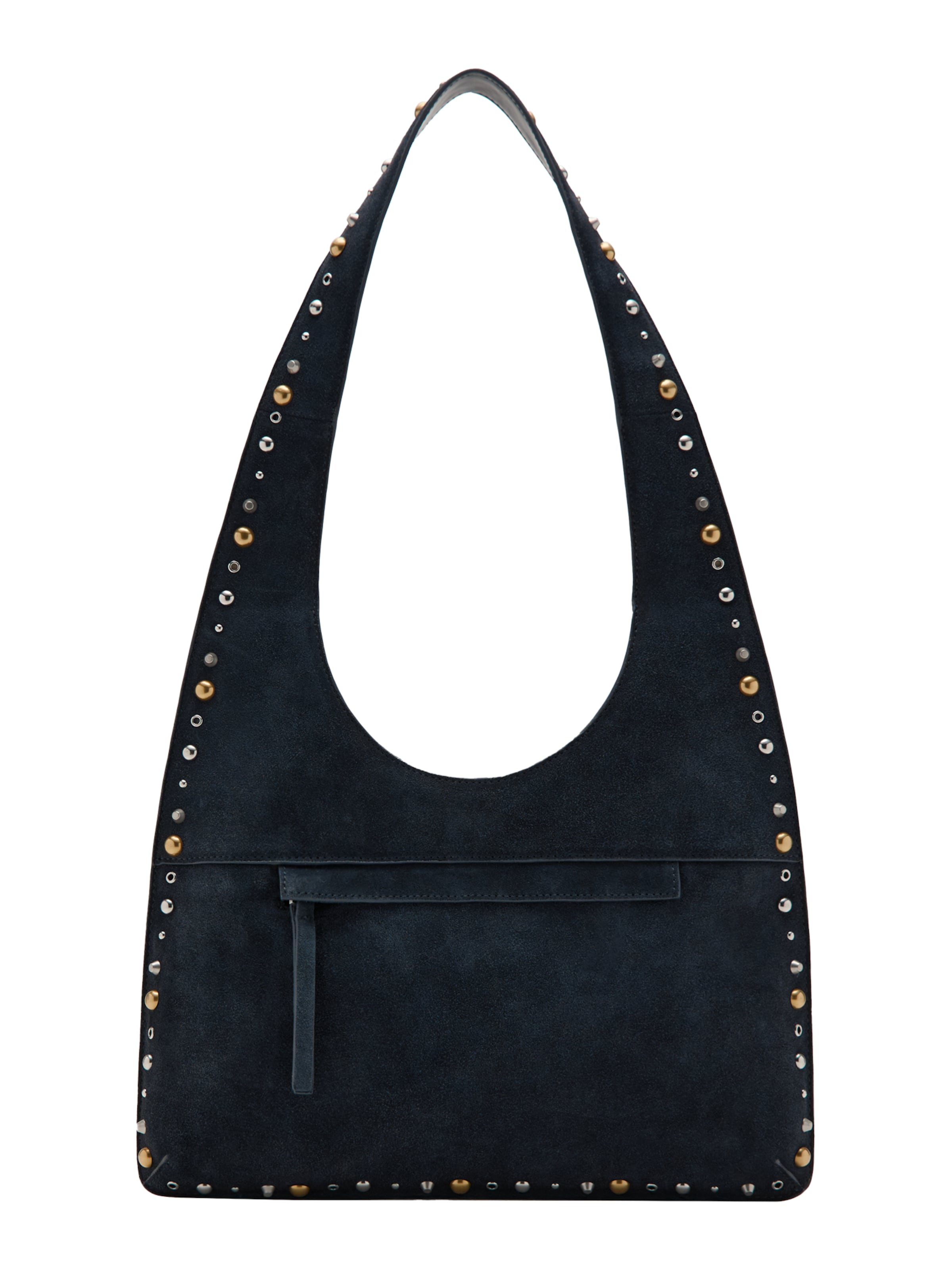 Borsa a spalla 'Indira' MANGO di colore navy / oro / argento, Visualizzazione prodotti