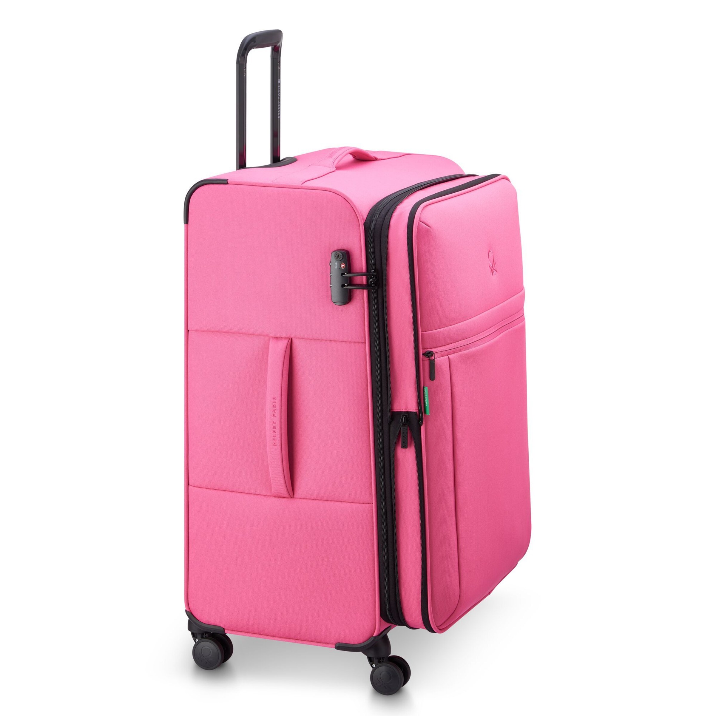 Delsey Paris Trolley 'x United Colors of Benetton BE' in Roze