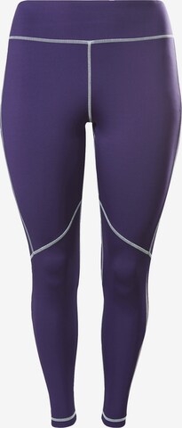 Reebok Skinny Sportbroek in Lila: voorkant