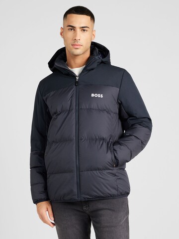 BOSS Winterjas 'Hamar1' in Blauw: voorkant