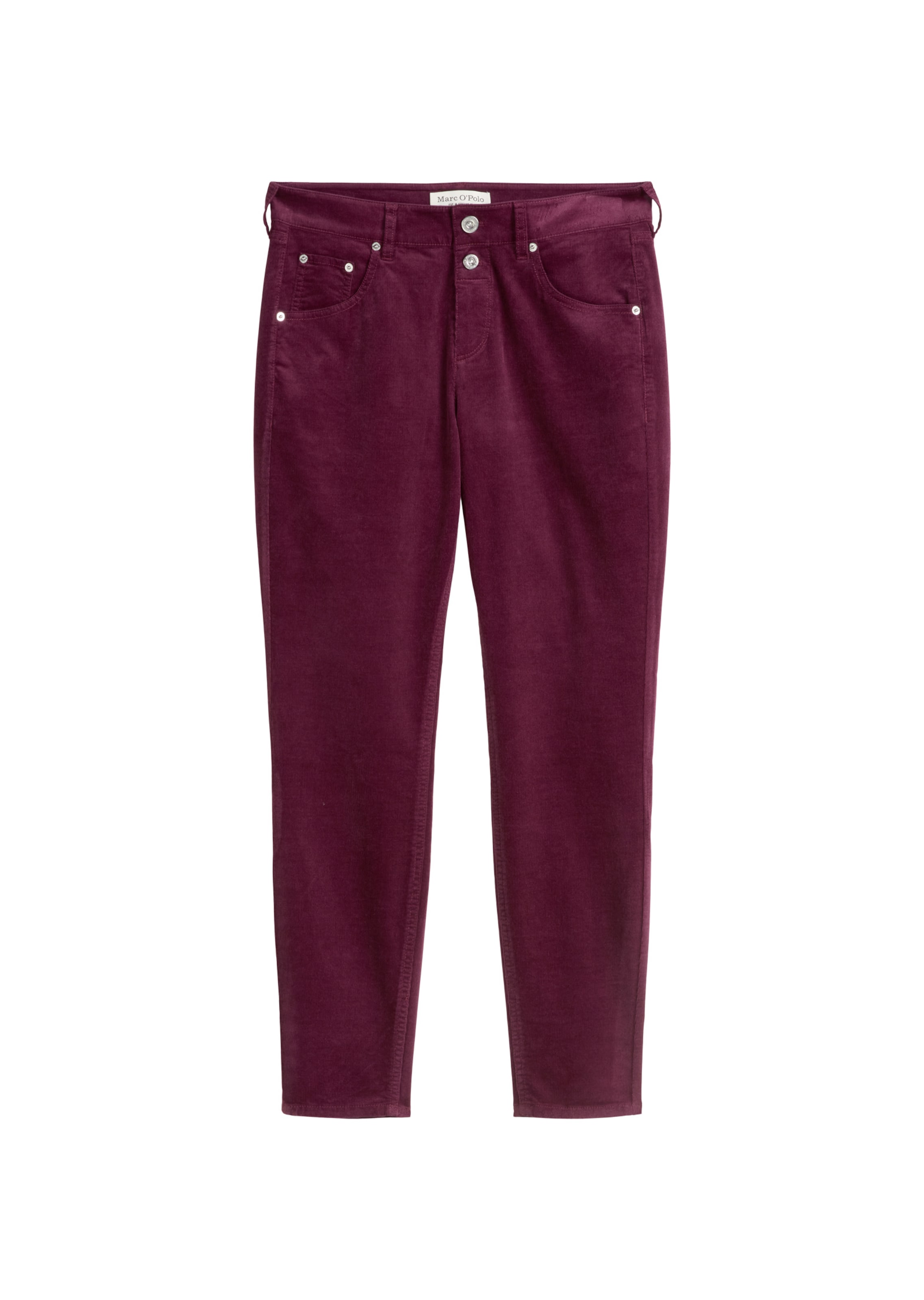 Marc O'Polo Regular Trousers 'Theda' in Red: front