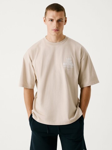 Maglietta 'TEAM RECORDS' di Red Bull Racing x Pepe Jeans in beige