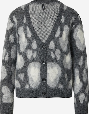 Cardigan 'ONLEDELIE' ONLY en gris : devant