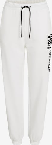 Pantaloni di KARL LAGERFELD JEANS in bianco: frontale