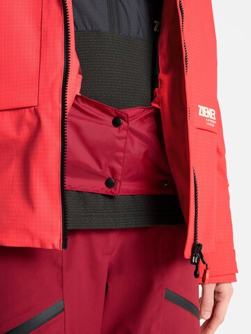 ZIENER Outdoor Jacket in Red