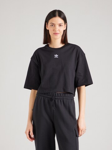 T-shirt 'Ess' ADIDAS ORIGINALS en noir : devant
