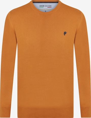 DENIM CULTURE Pullover 'Mathevv' in Orange: predná strana