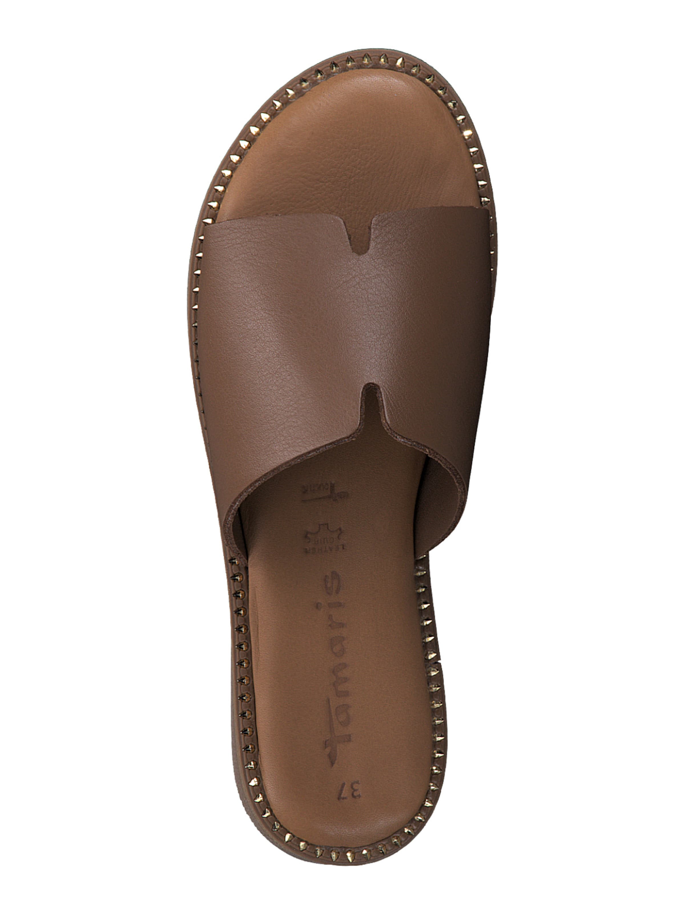 Mule Tamaris en marron